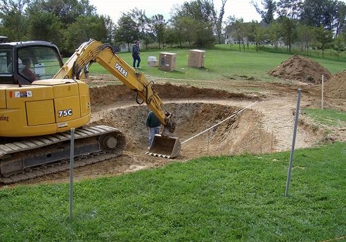 excavator machines-digging