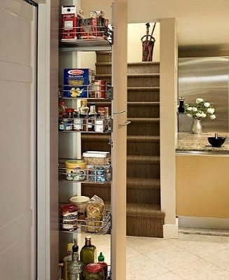 10 Clever Storage Ideas for Your Kitchen (1. Pull-Out Pantries)